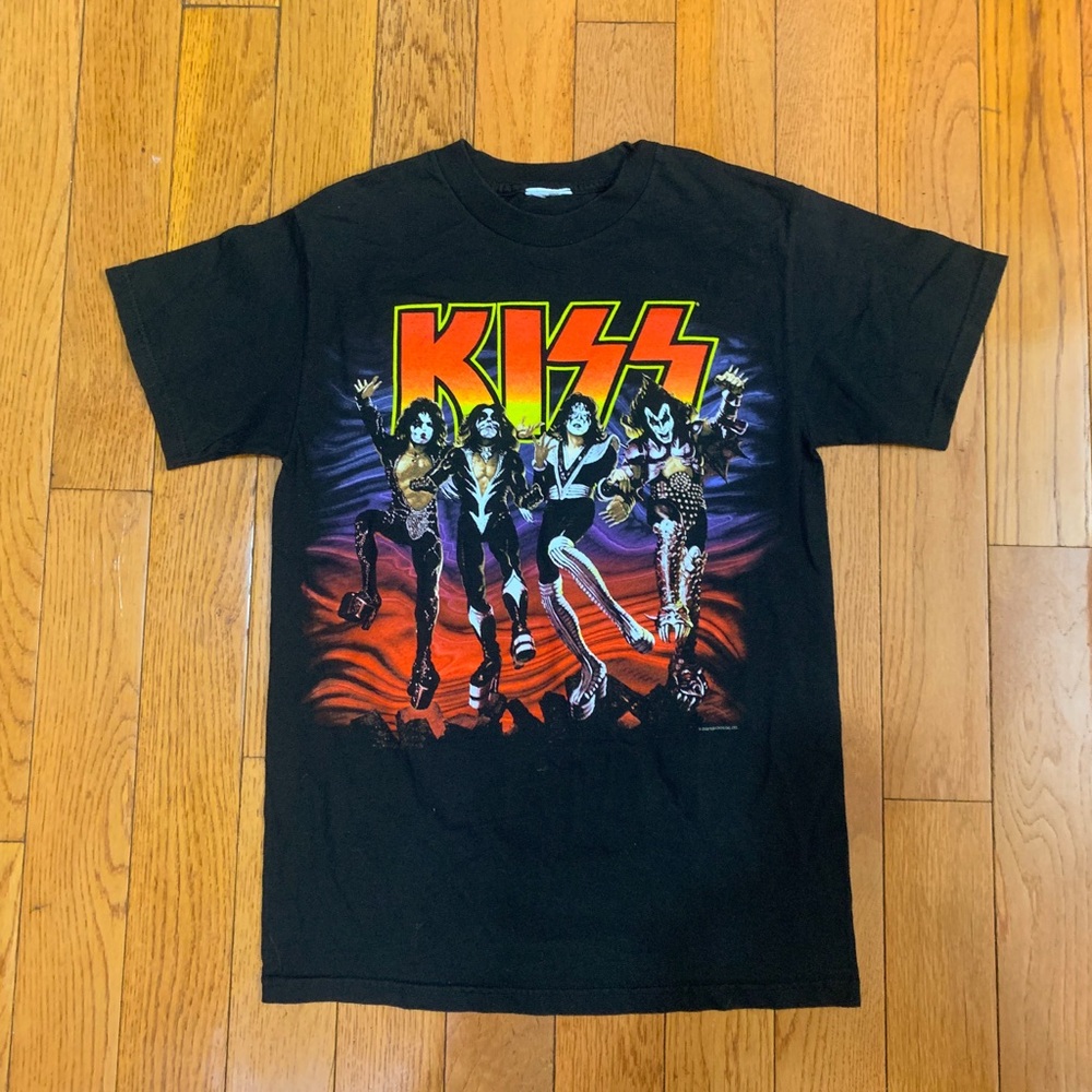 VTG 90s KISS Destroyer 20 Years of Destruction Concert Tour Band Shirt